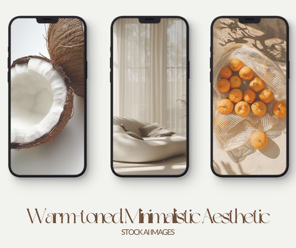 Beige Aesthetic AI Stock Images