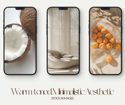 Beige Aesthetic AI Stock Images