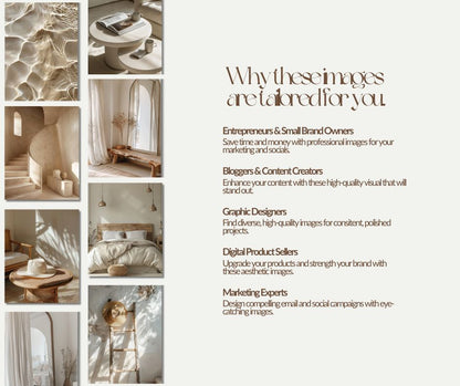 Beige Aesthetic AI Stock Images