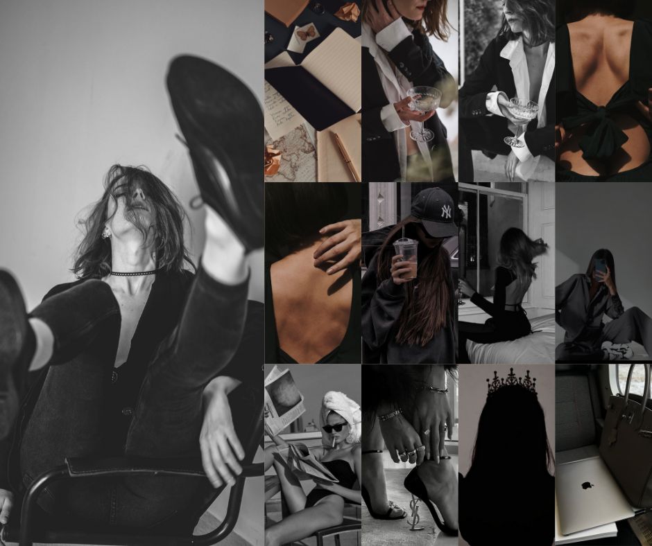 Dark Aesthetic AI Stock Images