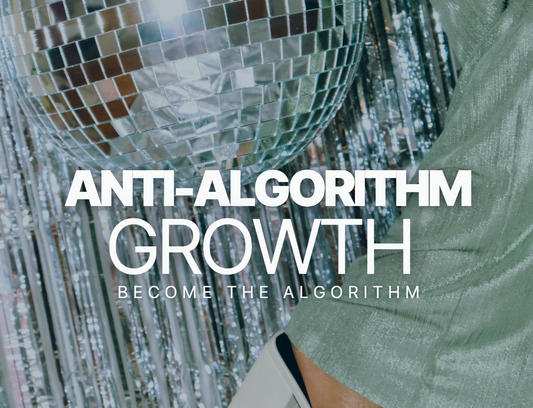 The Anti-Algorithm Growth Secret Sauce