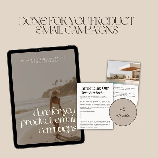 Done-For-You Product Email Campaigns