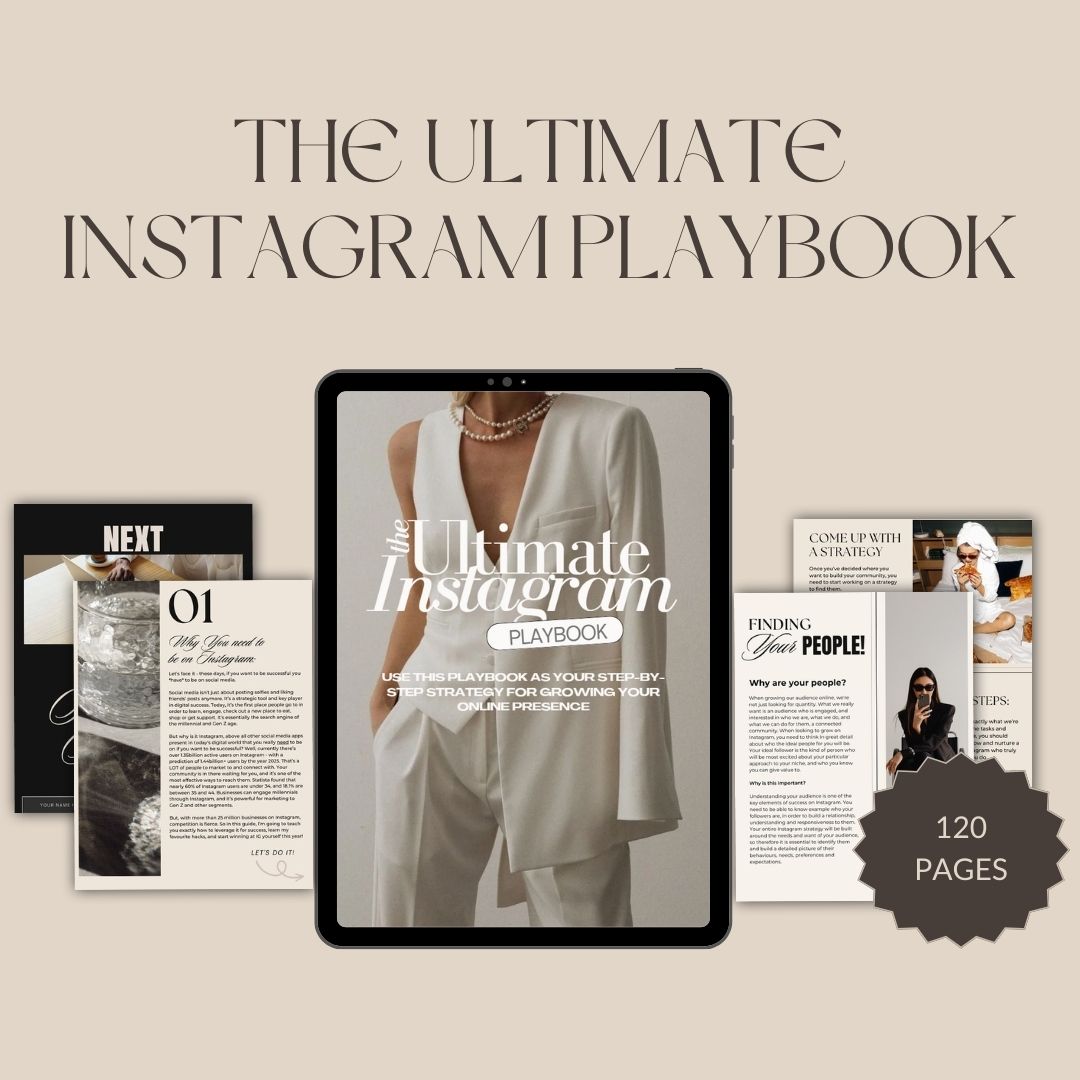 The Ultimate Instagram Playbook
